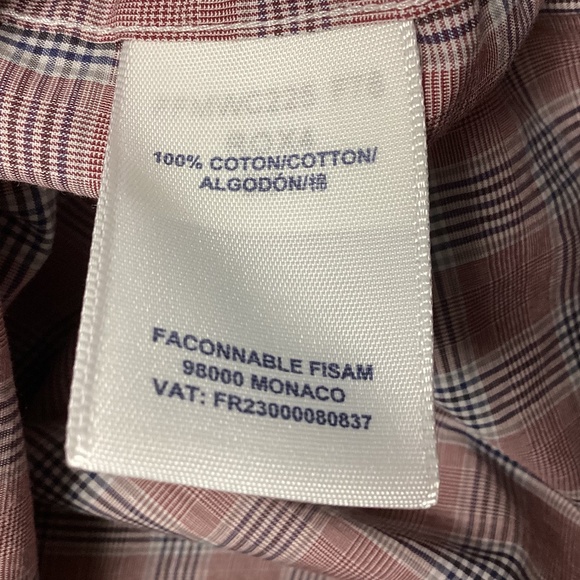 Faconnable Club XXL men’s cotton dress shirt - Picture 4 of 9